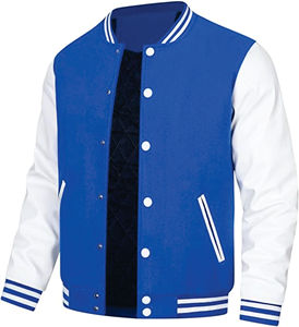 Veste universitaire personnalisée de style magnifique Vestes universitaires en polaire Vente en gros Letterman CollegeBaseballjacket pour hommes - Product Image 4