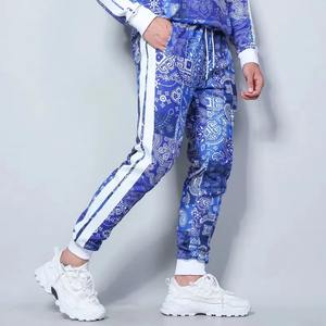 Chándal personalizado Allover Sublimation Gg Impreso Chándal personalizado de poliéster para hombre Top y pantalón Chándal de fitness de alta calidad - Product Image 4