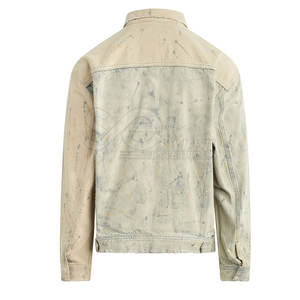 Chaquetas vaqueras de alta calidad para hombre, Chaquetas vaqueras ligeras para hombre, Chaquetas vaqueras de diseño personalizado para hombre - Product Image 6