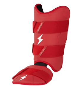 อุปกรณ์ป้องกันขาแบบเบสบอลสำหรับผู้ใหญ่และเยาวชนอุปกรณ์นิรภัยทำจากหนังที่ทนทานมีตัวเลือกปรับแต่งได้ - Product Image 2