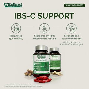Complément Alimentaire Vifadimed Rhubarbe pour Adultes, 45 Capsules pour la Santé du Côlon et de l'Intestin - Product Image 4