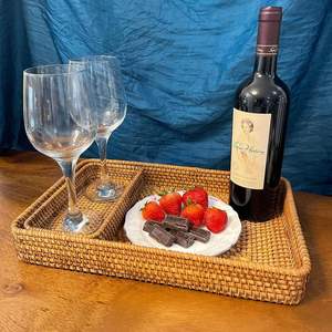 Les meilleures ventes Lavihexco rotin plateaux de service ensemble de 3 Handwicker haute qualité taille personnalisable en gros du Vietnam - Product Image 5