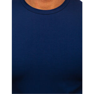 Jersey Deportivo de Color Sólido, 220 Gramos, Spandex/Algodón, Corte Ajustado, Secado Rápido y Transpirable, con Diseño Liso Teñido - Product Image 4