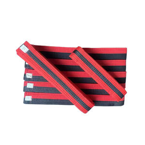 Venta al por mayor profesional Jiu Jitsu Taekwondo Judo Karate cinturones de alta calidad con el logotipo personalizado y colores más vendidos - Product Image 5