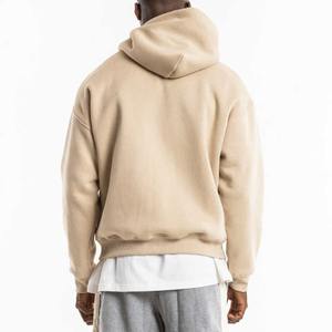 Sweat à capuche grande taille pour hommes Pull à capuche en polaire lourde avec cordon de serrage Hoodies en coton surdimensionnés Logo personnalisé - Product Image 3