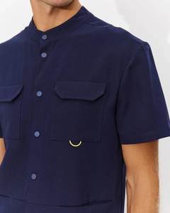 100% uniformes médicos de tela tejida de calidad superior para hombres verano e invierno conjuntos de uniformes de hospital fábrica al por mayor - Product Image 5