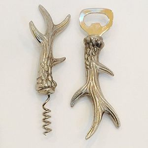 Abrebotellas de aluminio hecho a mano con diseño de ciervo con estilo, accesorios de barra de Metal plana moderna para uso en restaurante y Bar, venta al por mayor - Product Image 2