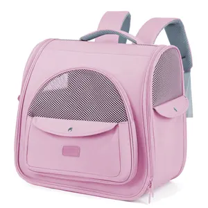 Wholesale New Design Pet Carrier Backpack - Breathable, Soft, and Lightweight Dog Carrier with Macaron Colors for Travel an