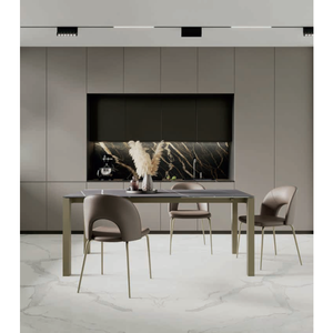 High Quality Modern Metal Legs Dining <b>Chair</b> Waterproof Fabric Cushion Seat Soft Backrest <b>Chair</b> For Dining Room Furniture - Product Image 5