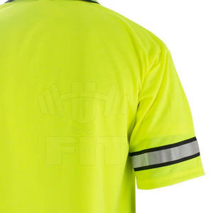 Conçu sur mesure, polo de sécurité en coton et polyester de grande taille, séchage rapide, respirant avec logo imperméable pour l'hiver - Product Image 5