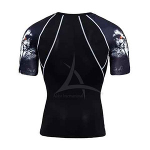 Ensemble de shorts de compression décontractés pour hommes, taille mi-haute, séchage rapide, vente en gros - Product Image 5