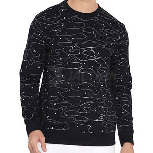 Tamaño personalizado Color Contraste Hombres Sudaderas Ropa Hombres Sudaderas Básicos Pullover Sudaderas - Product Image 5