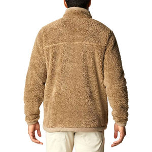 Veste polaire d'hiver à texture douce, couche chaude, fermeture éclair intégrale, style confortable, option de personnalisation de la marque pour une utilisation décontractée, en extérieur ou au travail - Product Image 4
