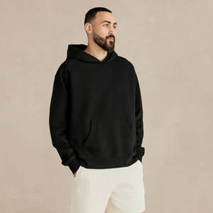 Logo personnalisé nouveau 100% coton lourd 380G hommes et femmes sweats à capuche Streetwear sweats à capuche femmes - Product Image 6