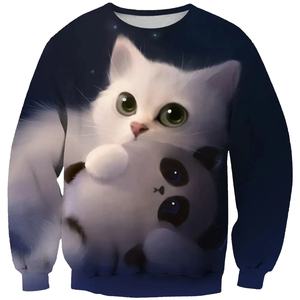 Vente en gros de pull chaud pour hommes sublimé de haute qualité pull gris pour hommes pull à col rond long - Product Image 6