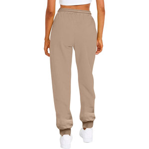 กางเกงวอร์มผู้หญิงขายส่ง กางเกงจ็อกเกอร์ลำลองผ้าฟลีซ รับผลิตตามแบบ (OEM) คุณภาพสูง เป็นมิตรกับสิ่งแวดล้อม ผลิตจากโพลีเอสเตอร์/ผ้าฝ้าย - Product Image 2