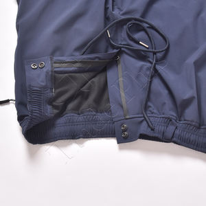 Pantalones de esquí al aire libre para hombres y mujeres 100% poliéster impermeable y resistente al viento bolsillos con cremallera ropa deportiva de talla grande para esquiar en la nieve - Product Image 3