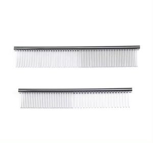 Peine antipulgas para perros de acero inoxidable Peine para mascotas de alta calidad para el cuidado del cabello de mascotas Peines duraderos para galgos - Product Image 4