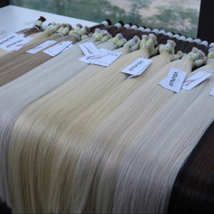 สีผมธรรมชาติคุณภาพเยี่ยม NASA HAIR เกรด 10A ผมเวอร์จิ้นแท้ เรียบลื่นแบบไหม ผมต่อเวียดนามแบบเย็บสองชั้น - Product Image 5
