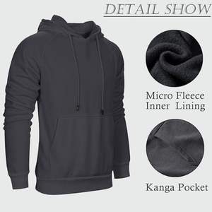 Vente en gros de sweats à capuche Streetwear pour hommes | Sweatshirts surdimensionnés en coton OEM | Prix d'usine de sweats à capuche lourds avec logo personnalisé - Product Image 3