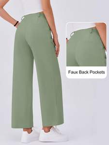 Venta caliente OEM Pantalones casuales para mujer Color personalizado y logotipo Mejor material Hecho Pantalones transpirables 2025 Verano Nuevo - Product Image 2