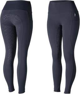 Pantalons d'équitation pour hommes et femmes, pantalons d'équitation respirants et extensibles avec siège complet, genouillères en silicone antidérapantes - Product Image 6