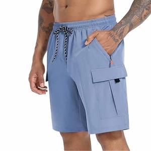 Pantalones cortos Cargo informales para hombre, pantalones cortos Cargo de secado rápido para verano, deportes al aire libre, transpirables, con bolsillos y cintura media, para hombre, de Dress Sports - Product Image 1