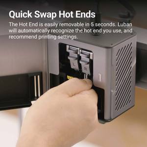 Snapmaker 2.0 Dual Extrusion Resin <b>3D</b> <b>Printer</b> Module Applicable for Lab Construction Label/Card <b>Printer</b> Include Nozzle - Product Image 6