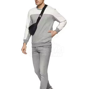 Sweat-shirt d'hiver pour homme 100% coton, uni, décontracté, en molleton, couleur et logo personnalisables, haute qualité - Product Image 3