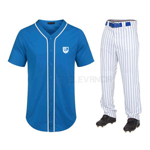 Mejor precio por encargo 100% poliéster juventud béisbol uniforme sublimación ropa deportiva en Stock - Product Image 2