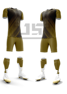 Conjunto Deportivo de Fútbol Premium, Transpirable, 100% Poliéster, Camiseta y Pantalones Cortos de Fútbol, Impresión por Transferencia de Calor para el Rendimiento del Equipo - Product Image 1
