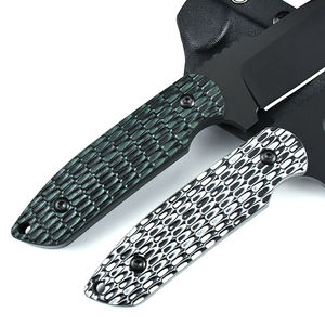 Cuchillos de Supervivencia para Caza al Aire Libre de Acero de Alto Carbono con Hoja de Orientación Manual Ajustable, Longitud Personalizada y Mango con Diseño de Pluma y Moleteado - Product Image 4