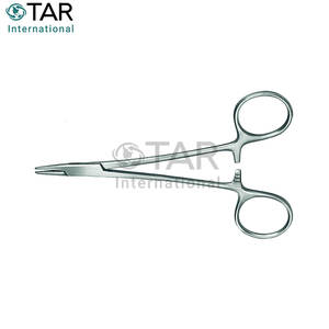 ที่จับเข็มผ่าตัดแบบแมนนวลทำจากสแตนเลสเนียนเรียบ ที่จับเข็มเว็บสเตอร์ทำจากทังสเตนคาร์ไบด์สำหรับการเย็บผ่าตัดที่แม่นยำ - Product Image 3