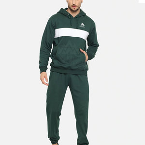 Survêtements de course légers et respirants pour hommes, séchage rapide, confortables, à col ras du cou, taille élastique, motif uni, grandes tailles, hiver - Product Image 1
