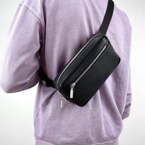 2025กระเป๋าคาดเอวหนังแท้สำหรับผู้ชาย, กระเป๋าคาดอกคาดลำตัวกระเป๋าคาดสะโพกง่ายต่อการพกพา LFP-0003แฟชั่น - Product Image 2