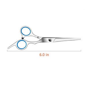 Ciseaux de coupe de cheveux de barbier de haute qualité finition ciseaux de Salon de beauté en acier allemand polonais avec anneau en caoutchouc - Product Image 2