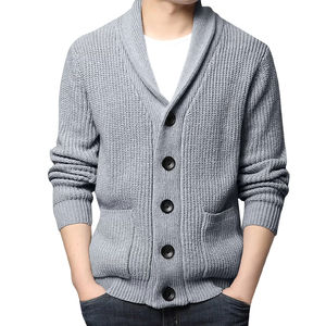 Dernière conception de haute qualité à manches longues Slim Fitness Cardigan de haute qualité respirant personnalisé tricots Cardigan entretenu OEM - Product Image 1