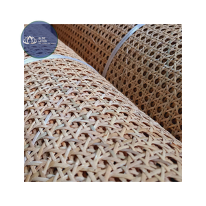 MÁS VENDIDO: Malla de Ratán Sostenible Blue Lotus, Tejido Diagonal - Product Image 1