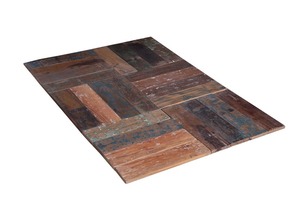 Baldosas de suelo de madera reciclada Thursten, Color liso, ecológico, para el hogar y la oración, características antiestáticas y antideslizantes - Product Image 3