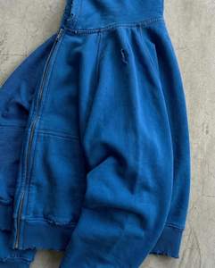 Oversized zipper <b>hoodie</b> men Heavyweight streetwear <b>hoodie</b> Vintage washed zip up <b>hoodie</b> - Product Image 4