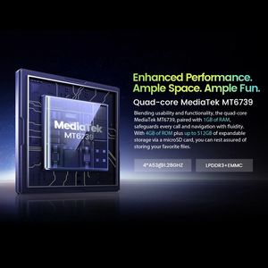 Blackview N1000 Smartphone robuste MediaTek MT6739 2.4 pouces affichage double téléphone portable 4G avec bouton de numérotation pour téléphone portable âgé - Product Image 4