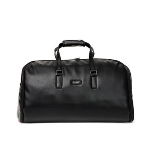 Sac polochon en cuir de grande capacité de haute qualité pour hommes femmes Style Sport fermeture éclair Durable Logo de marque personnalisé pour Gym Fitness - Product Image 3