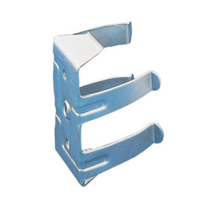 Gancio in Acciaio Zincato per Zoccolo in Legno - Product Image 1