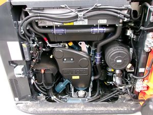 Chargeuse sur pneus Kubota SVL75-3 à chenilles, moteur diesel, équipement de construction haute performance - Product Image 2
