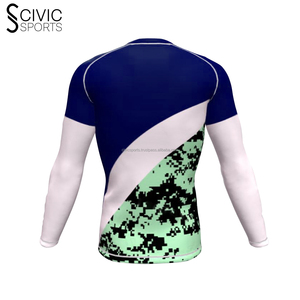Precio al por mayor Rash Guard personalizado de manga larga Rush Guard Stretch Fitness ropa informal de secado rápido Rash Guard - Product Image 6