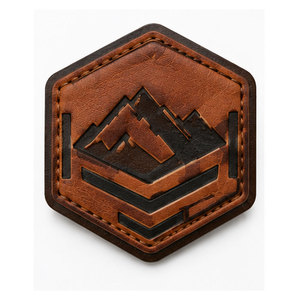 Écussons en cuir de qualité supérieure, étiquettes personnalisées, badges à coudre pour chapeaux, vêtements, artisanat, accessoires de mode - Product Image 1
