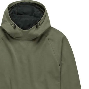 Sweat à capuche baggy en polaire éponge française sans ficelle marron vierge Essential100 % coton épais surdimensionné de haute qualité - Product Image 6