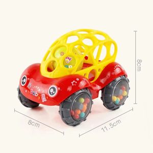 Rosso 2-4 anni bambino che cattura la mano palla musicale sonaglio morbido Silicone animale presa bambola giocattolo - Product Image 5