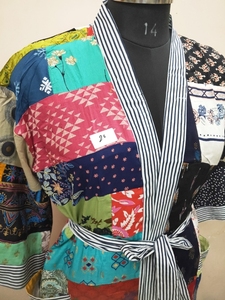 Kantha Patchwork Kimono Dress for Women's Sleepwear Wholesale Indian Handmade Cotton <b>Cardigan</b> Beach Wear Kimono Manufacturer's - Product Image 3