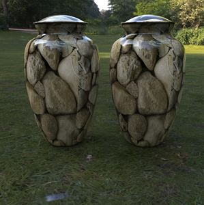 Urnes funéraires pour adultes de qualité supérieure par un fabricant indien Style américain en métal avec sac en velours Bois Acier Fer Métal Cendres - Product Image 6